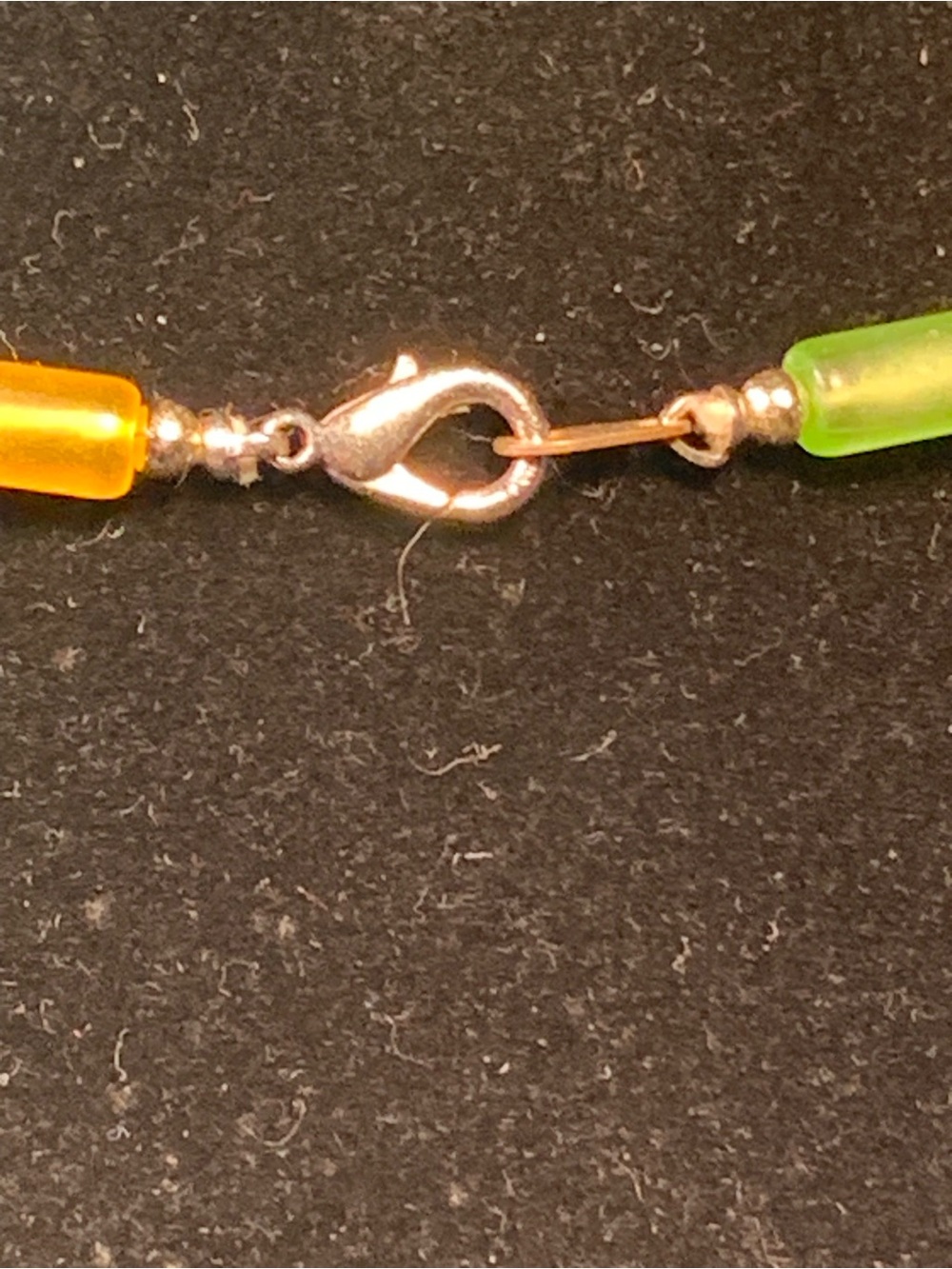 Colorful Acrylic Bead Necklace - Multicolor - Picture 4 of 5